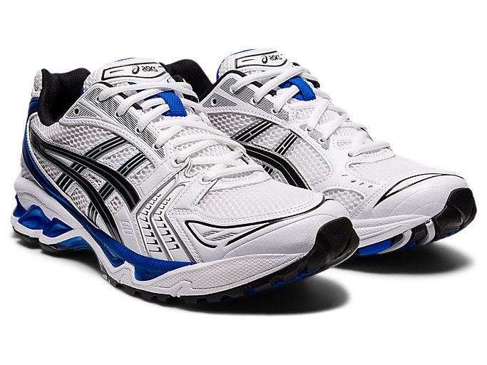 White / Blue Asics GEL-KAYANO 14 Men's Sneakers | QQGN8334