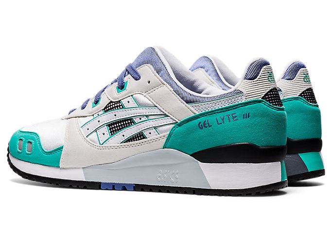 White / Blue Asics GEL-Lyte III Men's Sneakers | GJES6364