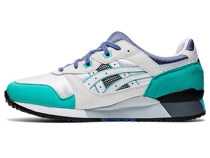 White / Blue Asics GEL-Lyte III Men's Sneakers | GJES6364