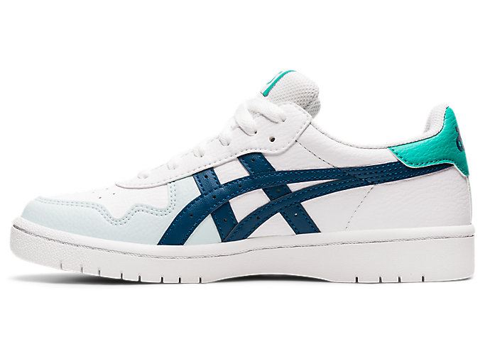 White / Blue Asics JAPAN S GS Kids' Sneakers | FHAV1680