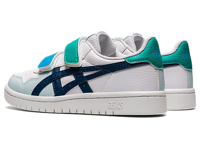 White / Blue Asics JAPAN S PS Kids' Sneakers | GERE4291