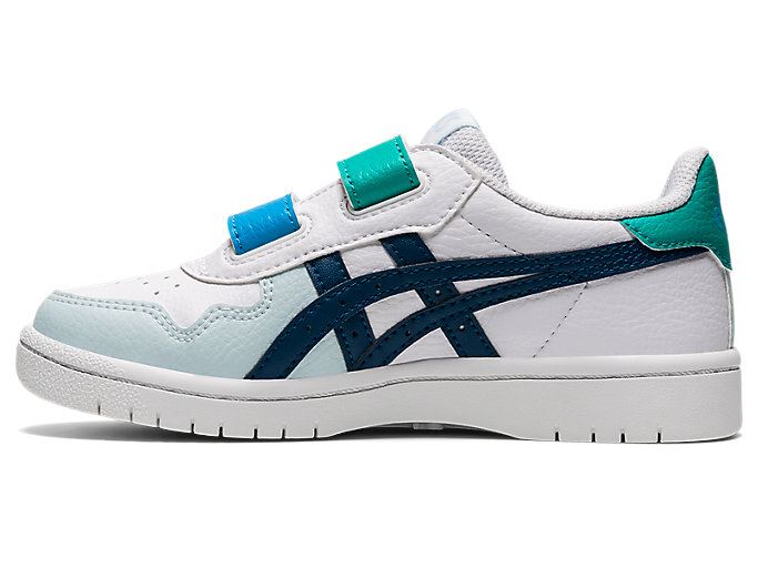 White / Blue Asics JAPAN S PS Kids' Sneakers | GERE4291