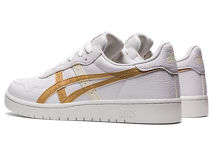 White / Brown Beige Asics JAPAN S Women's Sneakers | IYQR7105