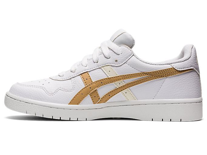 White / Brown Beige Asics JAPAN S Women's Sneakers | IYQR7105