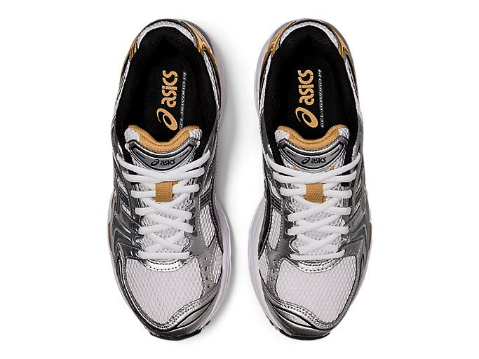 White / Gold Asics GEL-KAYANO 14 Men's Sneakers | XLHY7381