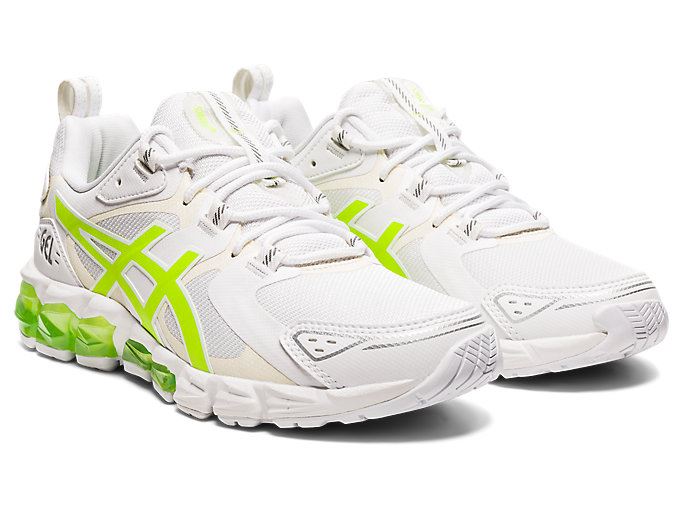 White / Green Asics GEL-QUANTUM 180 Women's Sneakers | ITWW5593