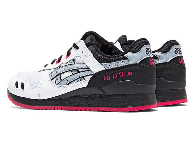 White / Grey Asics GEL-Lyte III Men's Sneakers | QNHA0384