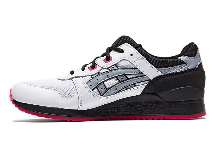 White / Grey Asics GEL-Lyte III Men's Sneakers | QNHA0384