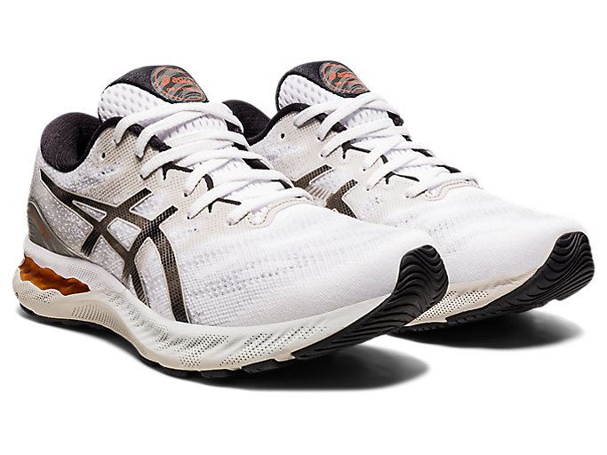 White / Grey Asics GEL-NIMBUS 23 Men's Running Shoes | HFUQ5865