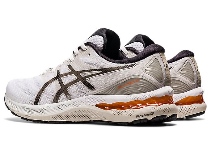 White / Grey Asics GEL-NIMBUS 23 Men's Running Shoes | HFUQ5865