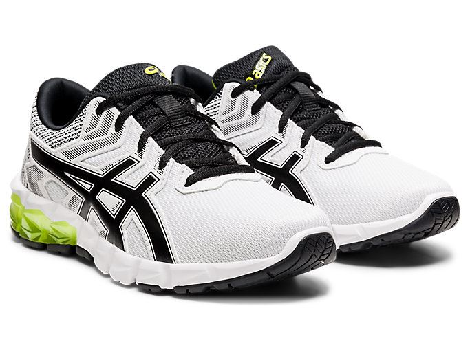 White / Light Green Asics GEL-Quantum 90 2 GS Kids' Sneakers | JUJX1622