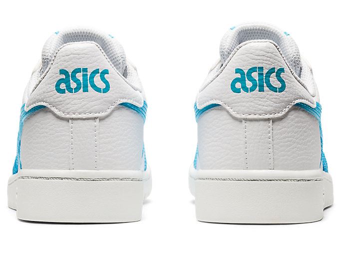 White / Light Turquoise Asics JAPAN S GS Kids' Sneakers | DVNH2906