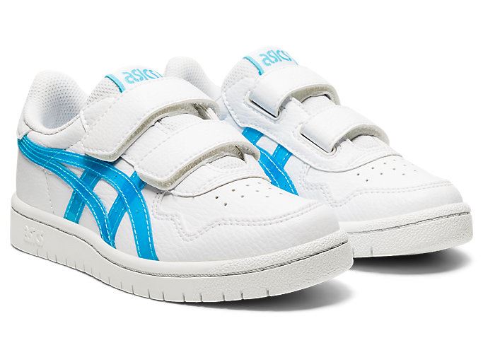 White / Light Turquoise Asics JAPAN S PS Kids' Sneakers | GQLF1524