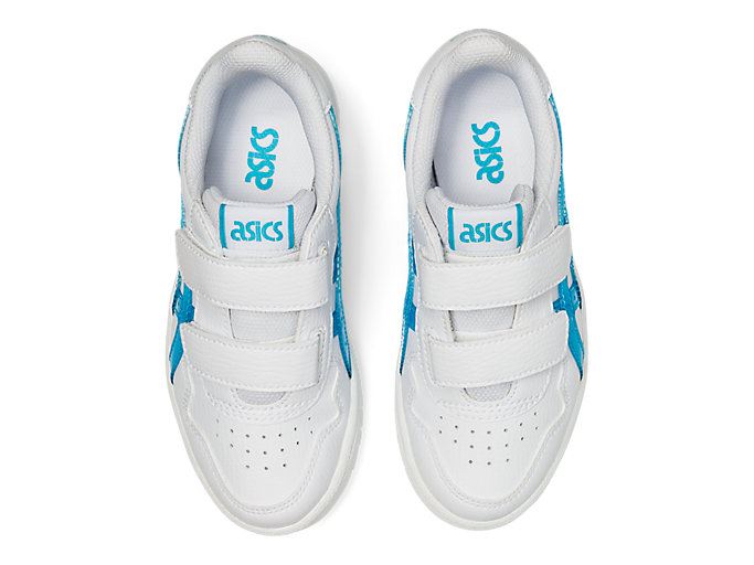 White / Light Turquoise Asics JAPAN S PS Kids' Sneakers | GQLF1524