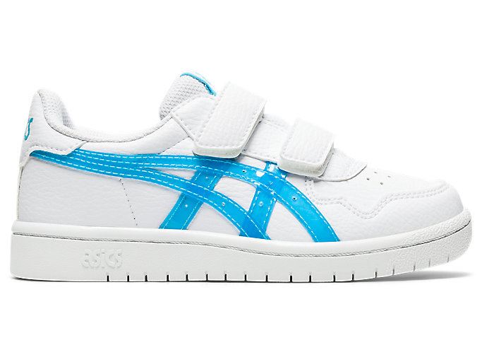 White / Light Turquoise Asics JAPAN S PS Kids\' Sneakers | GQLF1524