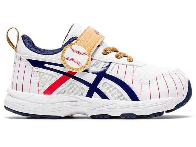 White / Navy Asics Contend 6 TS Kids\' Sneakers | BQGL6070