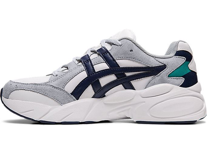 White / Navy Asics GEL-BND Men's Sneakers | UKHI9563