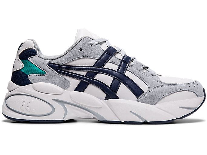 White / Navy Asics GEL-BND Men\'s Sneakers | UKHI9563