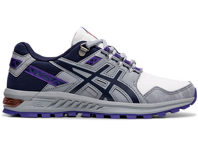 White / Navy Asics GEL-CITREK Women's Sneakers | IHDJ3944