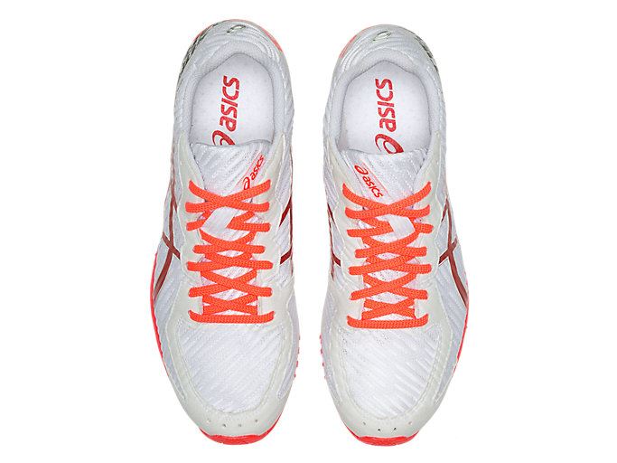 White / Orange Asics SORTIEMAGIC RP 5 Men's Running Shoes | HHYN0368