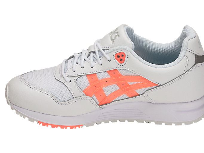 White / Orange Coral Asics GEL-Saga Women's Sneakers | NTKM6894