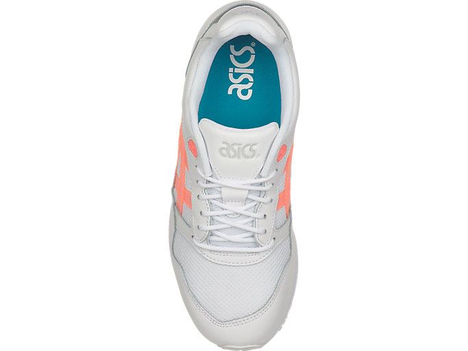 White / Orange Coral Asics GEL-Saga Women's Sneakers | NTKM6894