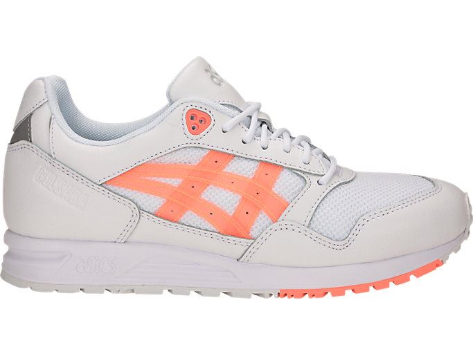 White / Orange Coral Asics GEL-Saga Women's Sneakers | NTKM6894