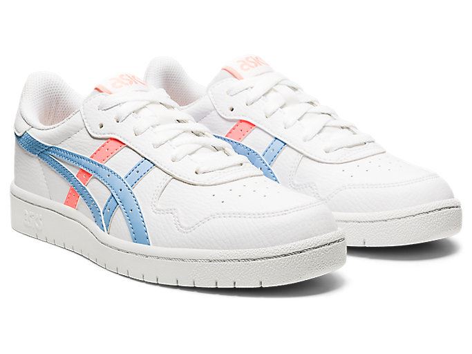 White / Orange Coral Asics JAPAN S Women's Sneakers | QCPC2069