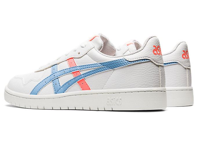 White / Orange Coral Asics JAPAN S Women's Sneakers | QCPC2069