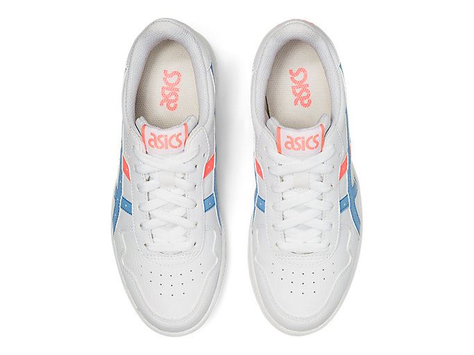 White / Orange Coral Asics JAPAN S Women's Sneakers | QCPC2069