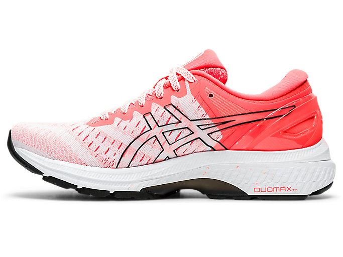 White / Orange Red Asics GEL-KAYANO 27 TOKYO Women's Running Shoes | VCIM4865