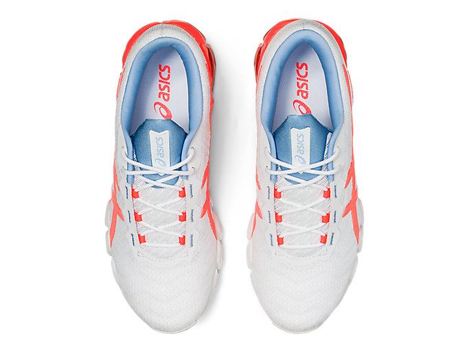 White / Orange Red Asics GEL-QUANTUM 180 5 Women's Sneakers | DTMG2882