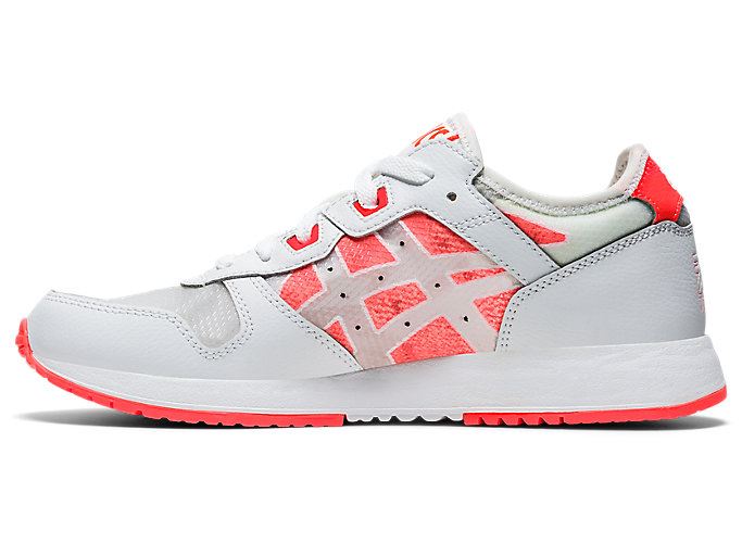 White / Orange Red Asics LYTE CLASSIC Women's Sneakers | AMYK4504