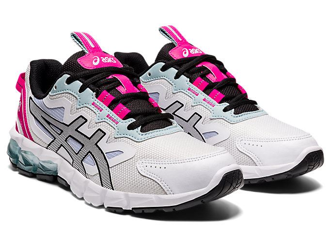 White / Pink Asics GEL-QUANTUM 90 3 Women's Sneakers | VKIQ5247