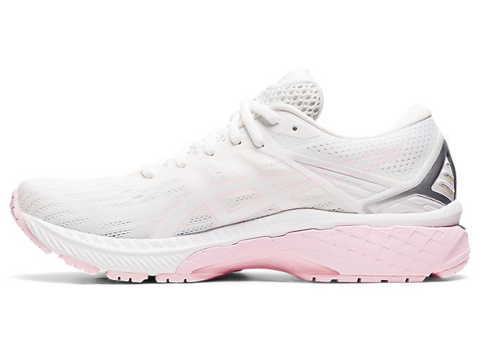 White / Pink Asics GT-2000 9 Women's Running Shoes | KDDL7819