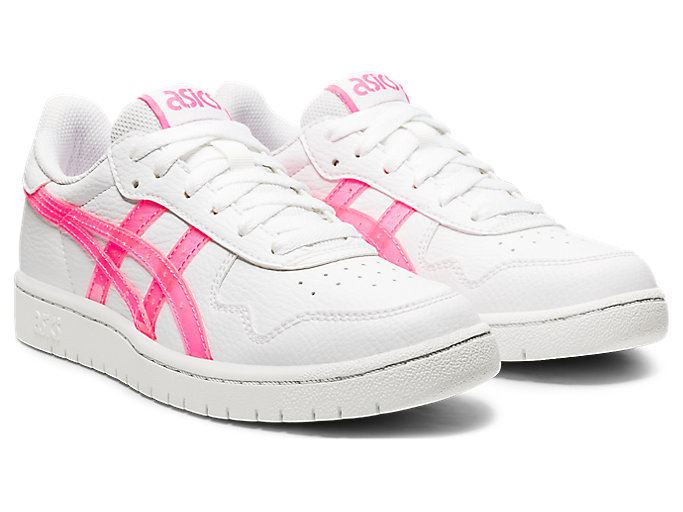 White / Pink Asics JAPAN S GS Kids' Sneakers | SFRO6411