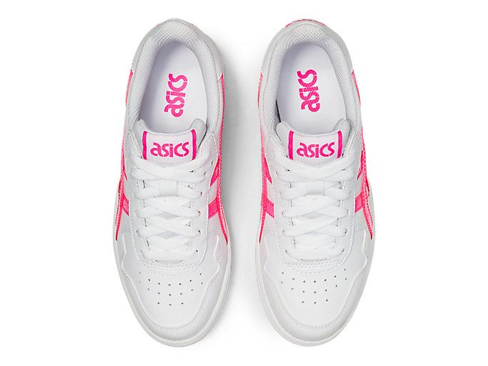 White / Pink Asics JAPAN S GS Kids' Sneakers | SFRO6411