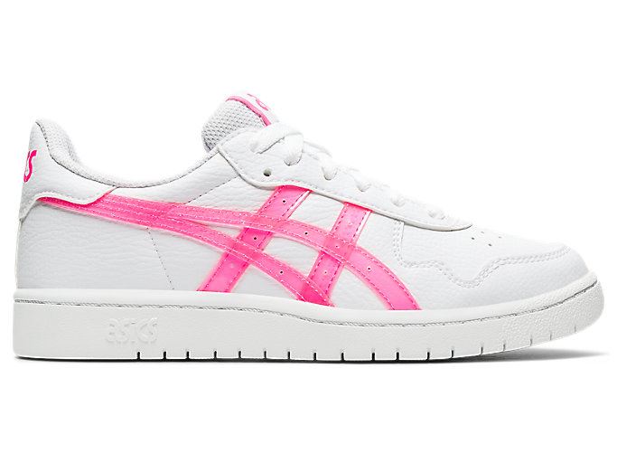 White / Pink Asics JAPAN S GS Kids\' Sneakers | SFRO6411