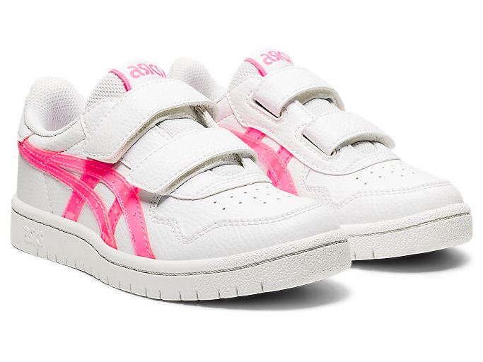 White / Pink Asics JAPAN S PS Kids' Sneakers | WBNB8772