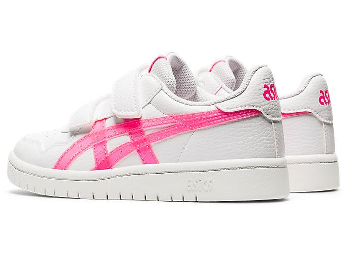 White / Pink Asics JAPAN S PS Kids' Sneakers | WBNB8772