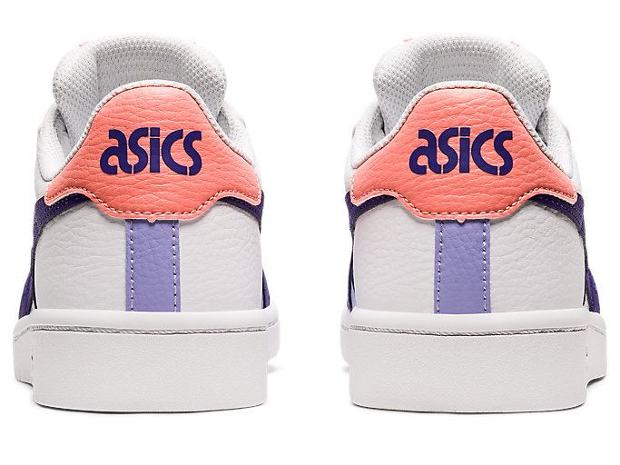 White / Purple Asics JAPAN S GS Kids' Sneakers | FEBO8823