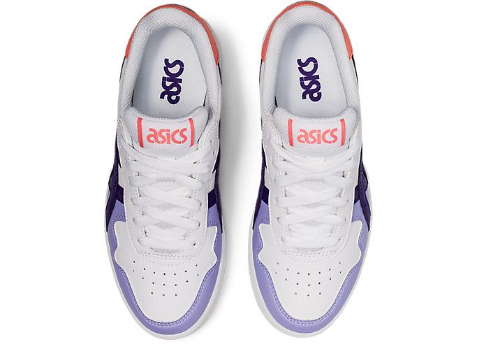 White / Purple Asics JAPAN S GS Kids' Sneakers | FEBO8823