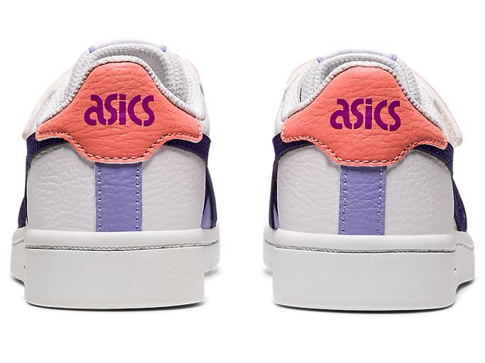 White / Purple Asics JAPAN S PS Kids' Sneakers | RYYL5309