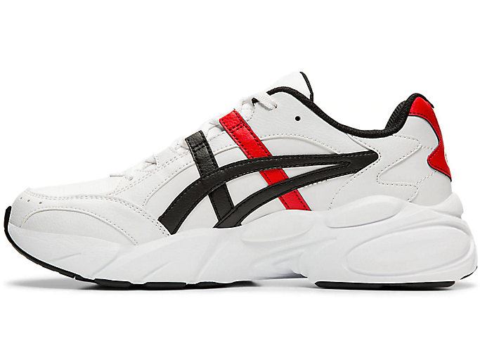 White / Red Asics GEL-BND Men's Sneakers | YHWN0608