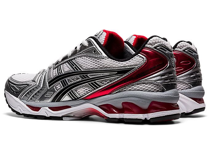 White / Red Asics GEL-KAYANO 14 Men's Sneakers | UIOT0344