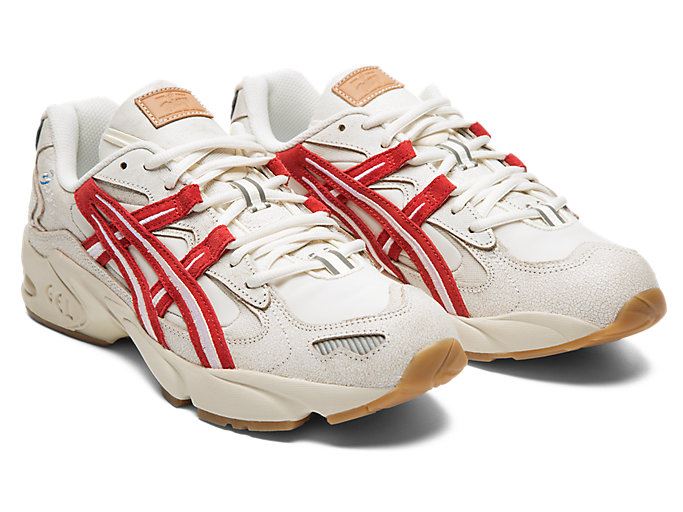 White / Red Asics GEL-KAYANO 5 RETRO TOKYO Men's Sneakers | TDIL2949