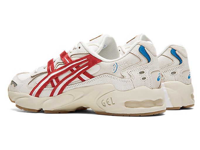 White / Red Asics GEL-KAYANO 5 RETRO TOKYO Men's Sneakers | TDIL2949