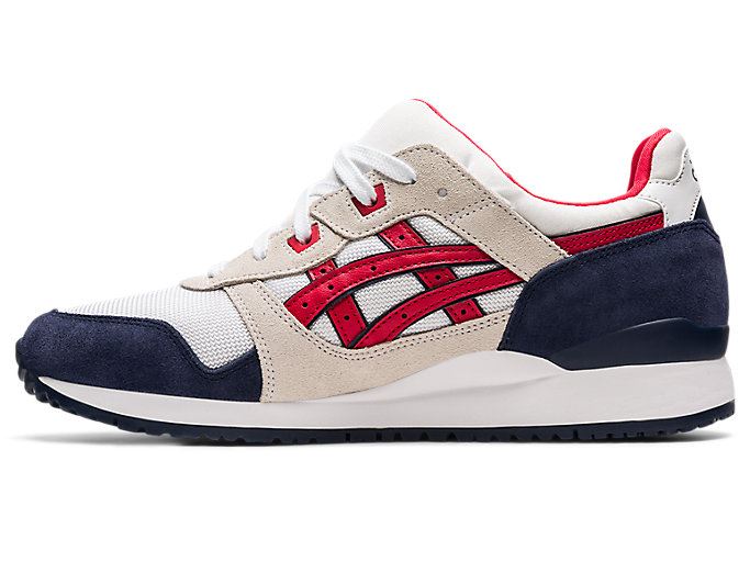 White / Red Asics GEL-LYTE III OG Men's Sneakers | ZXXL4931