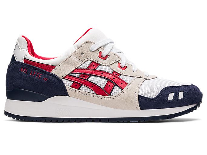 White / Red Asics GEL-LYTE III OG Women's Sneakers | ARYI2278