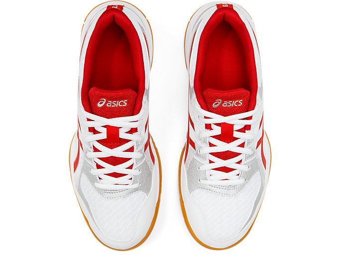 White / Red Asics GEL-ROCKET 9 Women's Volleyball Shoes | IIAL2948